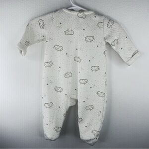 CARTER'S JUST ONE YOU Baby Kids Stars & Sheep Print Cream Onesie Size 3 Months